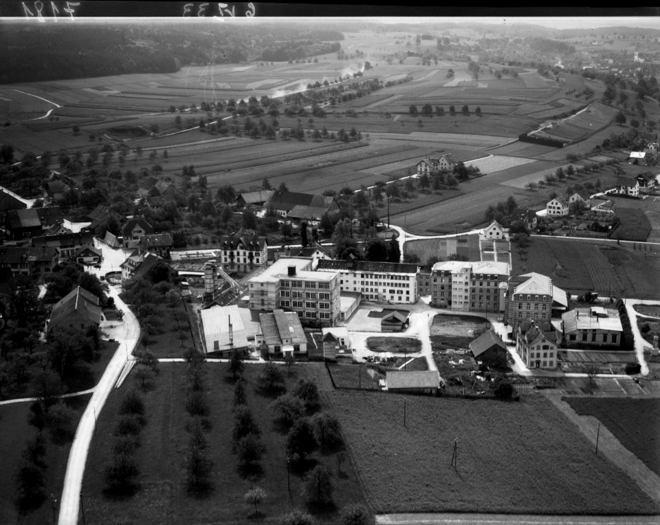 ETH-BIB-Brüttisellen, Schuhfabrik-Inlandflüge-LBS MH01-007181