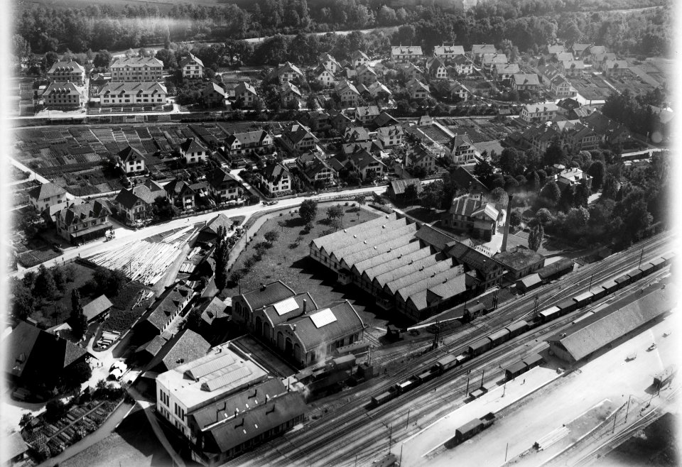 ETH-BIB-Burgdorf, Schmied & Cie Leinenweberei-Inlandflüge-LBS MH03-0163