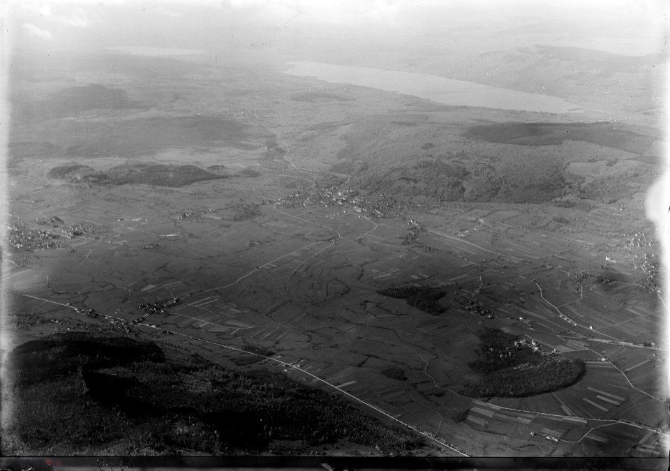 ETH-BIB-Bünztal, Villmergen, Hallwilersee, Baldeggersee v. N. aus 1300 m-Inlandflüge-LBS MH01-004049