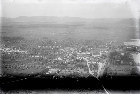 ETH-BIB-Cham, Steinhausen, Albis v. S. W. aus 600 m-Inlandflüge-LBS MH01-004117