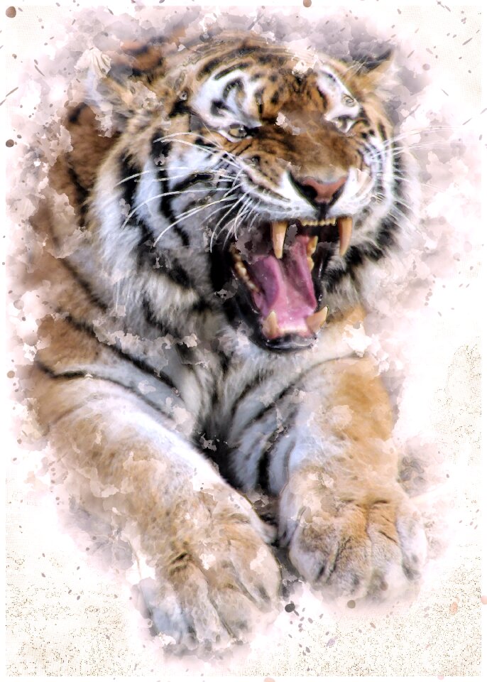 Animal tooth roar