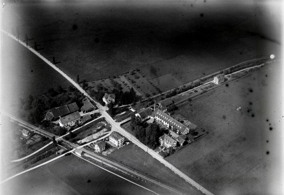 ETH-BIB-Cham, Weberei an der Lorze Kollermühle-Inlandflüge-LBS MH03-0173