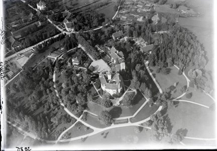 ETH-BIB-Cham, St. Andreas, Schloss Cham-Inlandflüge-LBS MH01-003085