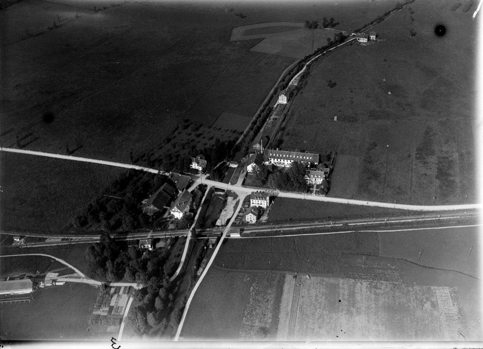 ETH-BIB-Cham , Weberei an der Lorze Kollermühle-Inlandflüge-LBS MH03-0171