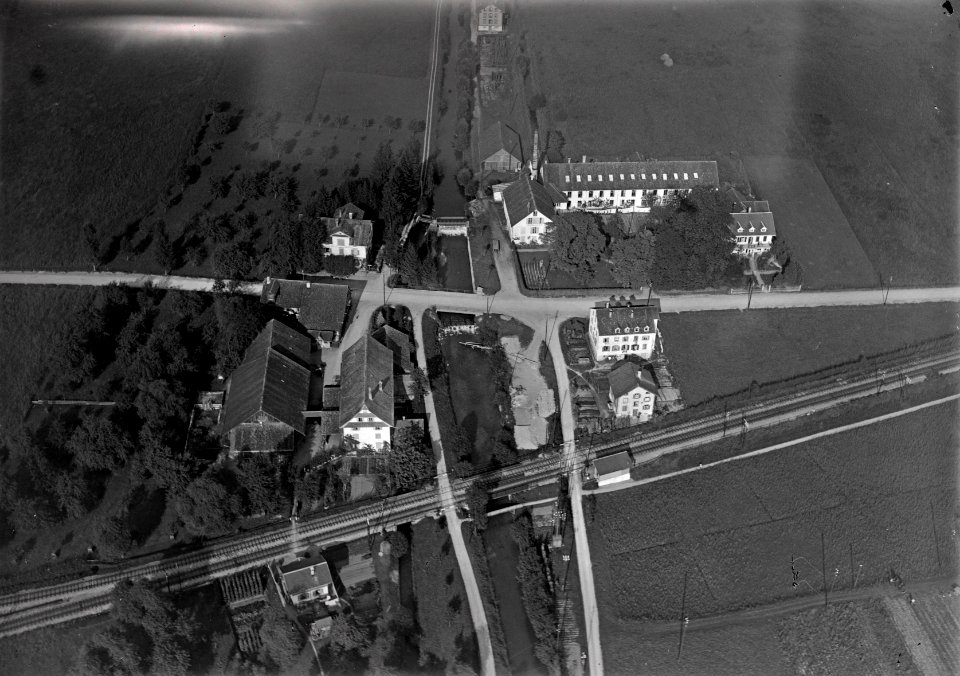 ETH-BIB-Cham, Weberei an der Lorze Kollermühle-Inlandflüge-LBS MH03-0172