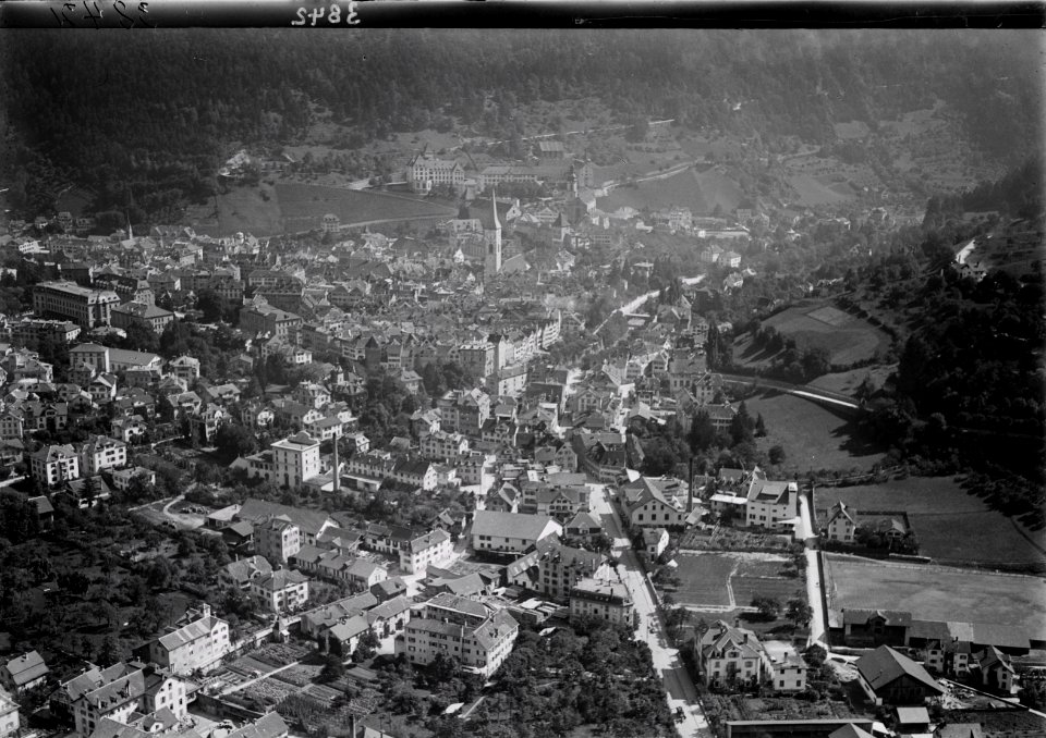 ETH-BIB-Chur v. W. aus 400 m-Inlandflüge-LBS MH01-003842