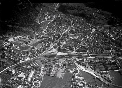 ETH-BIB-Chur v. N. aus 300 m-Inlandflüge-LBS MH01-005044