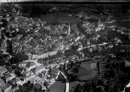 ETH-BIB-Chur, Altstadt, südlicher Teil aus 300 m-Inlandflüge-LBS MH01-003841
