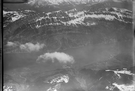 ETH-BIB-Churfirsten, Walensee, Murg, Unterterzen v. S. aus 3900 m-Inlandflüge-LBS MH01-000579