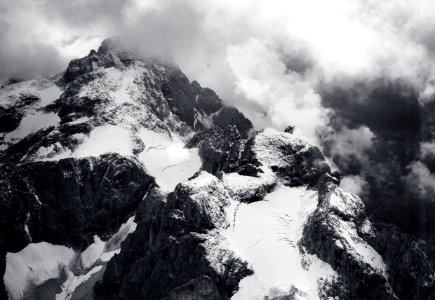 ETH-BIB-Cima di Vezzana - Cimon della Pala -Cima del Focobon von N. aus 4200 m Höhe-Weitere-LBS MH02-06-0040
