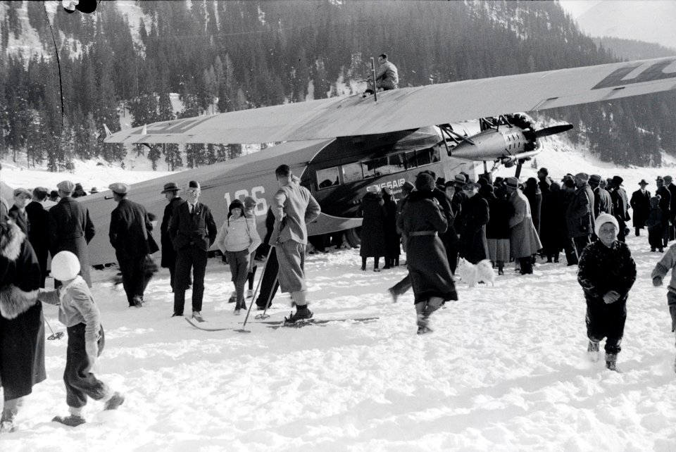 ETH-BIB-Davoser-See, Fokker CH-166-Inlandflüge-LBS MH05-28-01