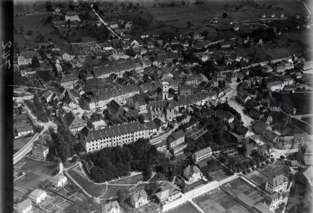 ETH-BIB-Delémont, Centre aus 300 m-Inlandflüge-LBS MH01-000742