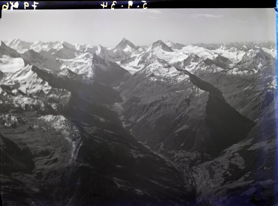 ETH-BIB-Dent Blanche, Matterhorn, Valée Zinel, Valée Moiry-Inlandflüge-LBS MH01-007946