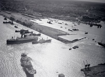 ETH-BIB-Der moderne Hafen von Casablanca aus 400 m Höhe-Tschadseeflug 1930-31-LBS MH02-08-0266