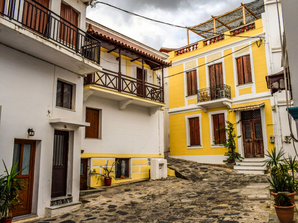 Village street alley