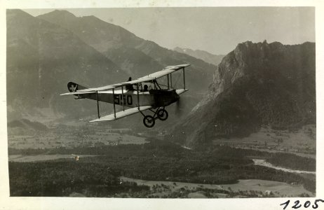 ETH-BIB-Eingang ins Simmental mit Flugzeug-Inlandflüge-LBS MH01-001205-AL