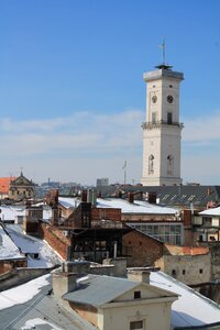 Megalopolis tower town hall photo