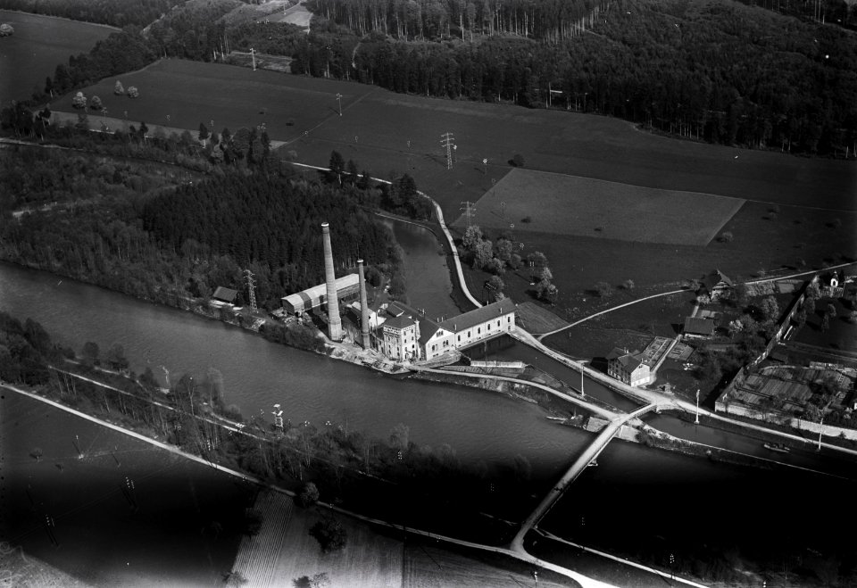 ETH-BIB-Emmen, Zentralschweizerische Kraftwerke AG Elektrizitätswerk Rathausen-Inlandflüge-LBS MH03-0511