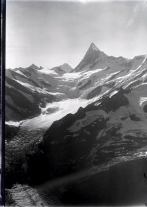 ETH-BIB-Finsteraarhorn, Finsteraarjoch, Grindelwaldgletscher v. N. aus 3000 m-Inlandflüge-LBS MH01-005159