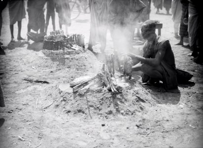 ETH-BIB-Fleischspiesse werden um Feuerstelle gegrillt-Tschadseeflug 1930-31-LBS MH02-08-0704