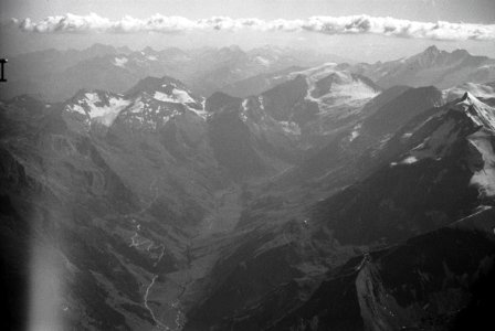 ETH-BIB-Flug Wien - Zürich über Grossglockner - Oetztal - Silvretta - Walensee-Weitere-LBS MH02-10-0004