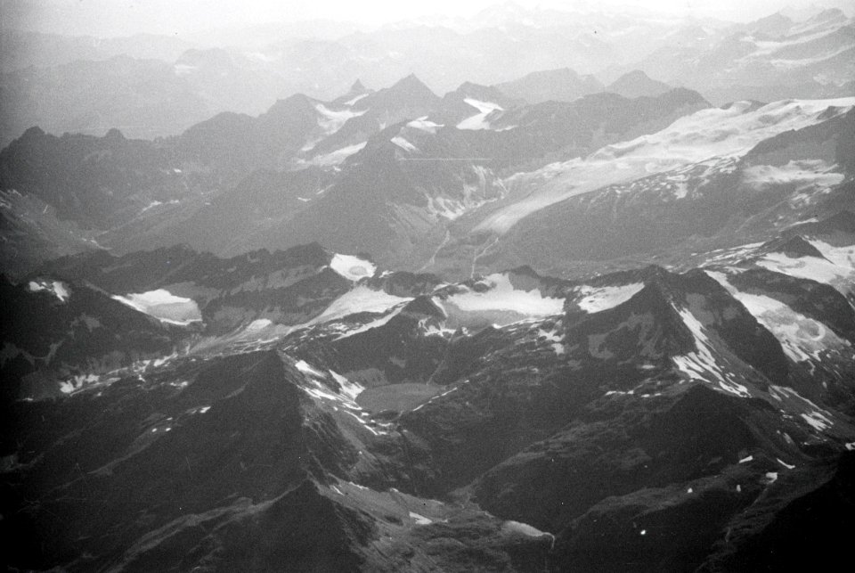 ETH-BIB-Flug Wien - Zürich über Grossglockner - Oetztal - Silvretta - Walensee-Weitere-LBS MH02-10-0009