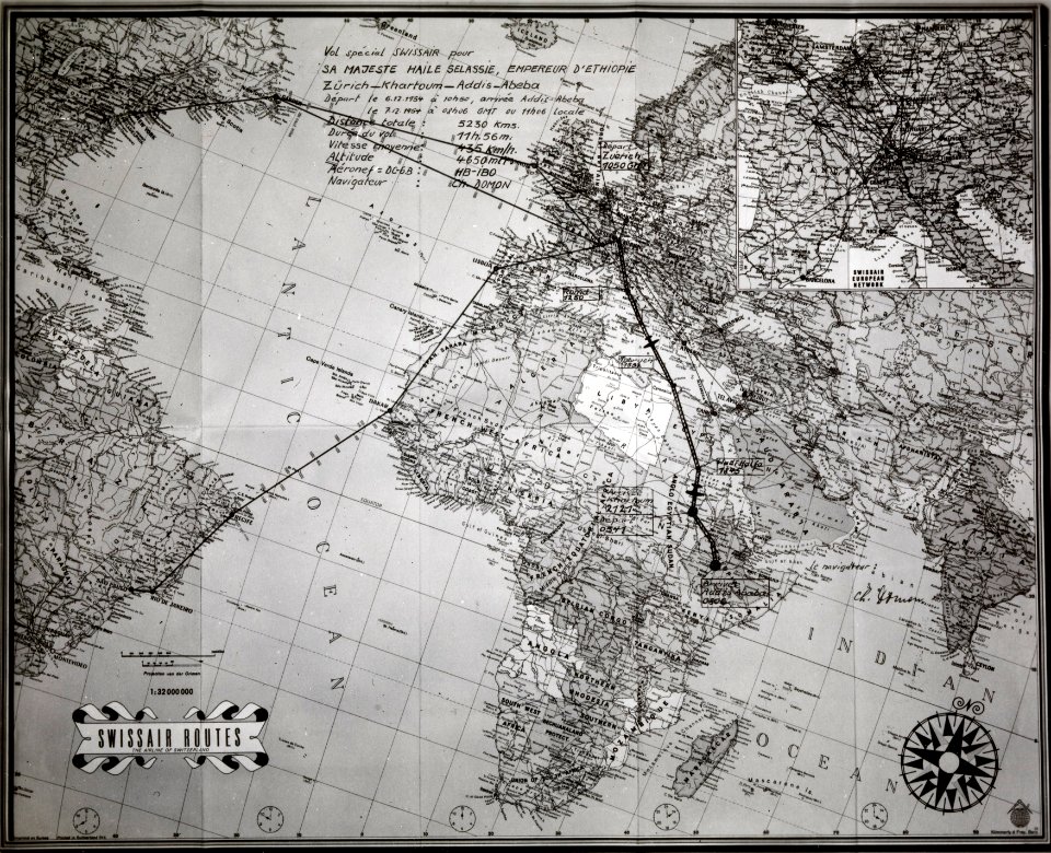 ETH-BIB-Flugroute Zürich-Khartoum-Addis Abeba, 1954-Abessinienflug 1934-LBS MH02-22-1189