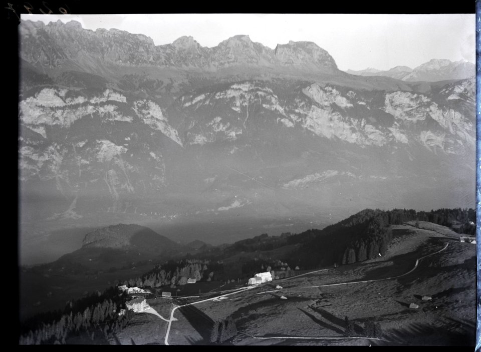 ETH-BIB-Flumserberge, Alvierkette v. S. aus 1600 m-Inlandflüge-LBS MH01-006297