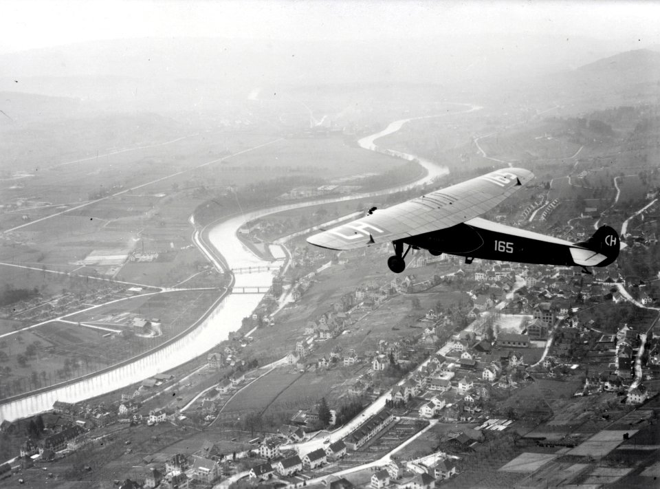 ETH-BIB-Fokker VIIb über Höngg-Inlandflüge-LBS MH01-006724