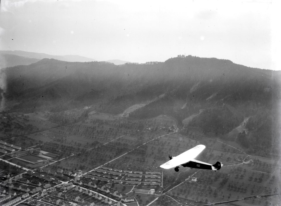ETH-BIB-Fokker VIIb über Friesenberg, Uetliberg-Inlandflüge-LBS MH01-006718