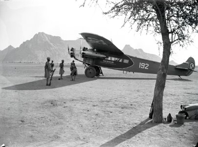 ETH-BIB-Fokker in Kassala-Abessinienflug 1934-LBS MH02-22-0162