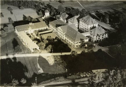 ETH-BIB-Frauenfeld, Walzmühle, ab 1917- Aluminiumwarenfabrik Ferdinand Sigg, Blick aus Nordwesten-Inlandflüge-LBS MH03-1826