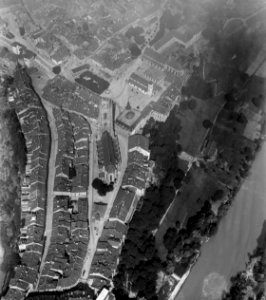 ETH-BIB-Fribourg, Kathedrale aus 400 m-Inlandflüge-LBS MH01-000718