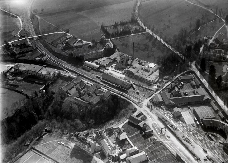ETH-BIB-Freiburg, Brauerei Cardinal-Inlandflüge-LBS MH03-0272