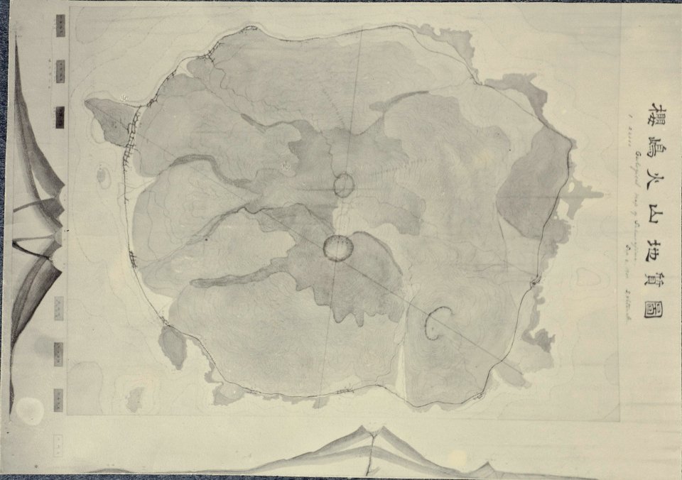 ETH-BIB-Friedlaender-Geologische Karte von Sakurashima gezeichnet von S. Watanabe-Ans 05420-044-AL-FL