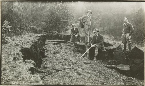 ETH-BIB-Friedlaender-Grabenbruch im Wald Piano delle Donne-Hs 1309-0009-056