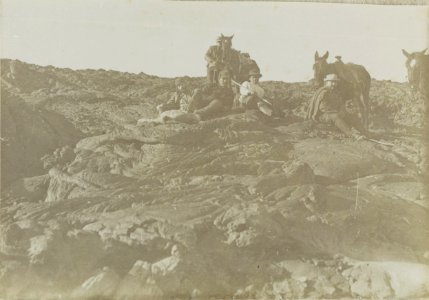 ETH-BIB-Friedlaender-Mauna Loa, Abstieg vom Mauna Loa, Pahoshoe-Hs 1309-0035-042