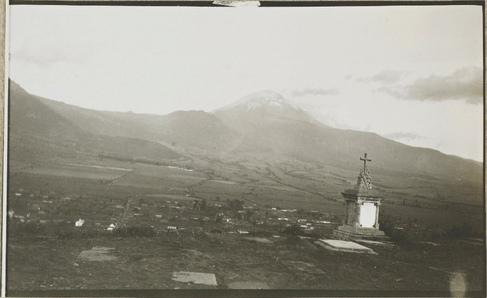 ETH-BIB-Friedlaender-Popocatepetl, vom Sacromonte, Amecameca-Hs 1309-0037-090