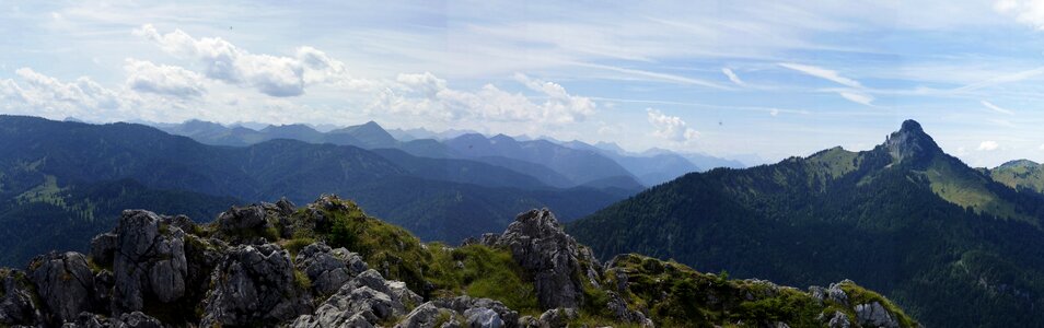 View mountains foothills of the alps