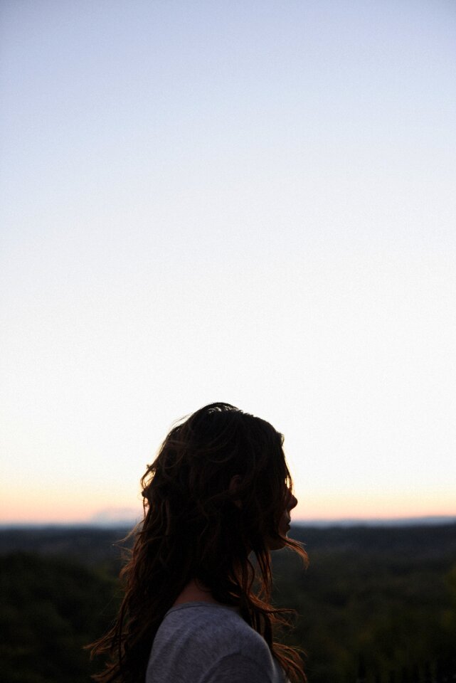 Silhouette horizon sky