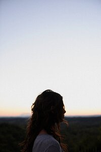 Silhouette horizon sky