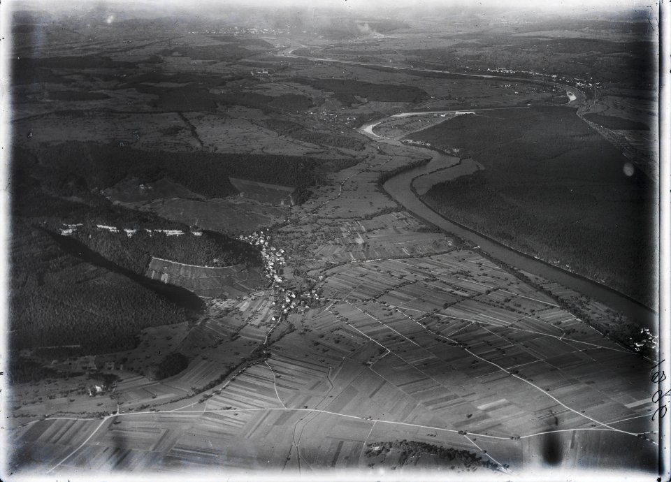 ETH-BIB-Geissberg, Villigen, Böttstein, Döttingen, Beznau v. S. aus 1000 m-Inlandflüge-LBS MH01-001296