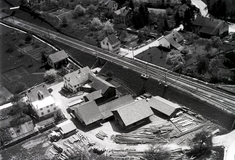 ETH-BIB-Gelterkinden, Holzhandlung Buess-Inlandflüge-LBS MH03-0290