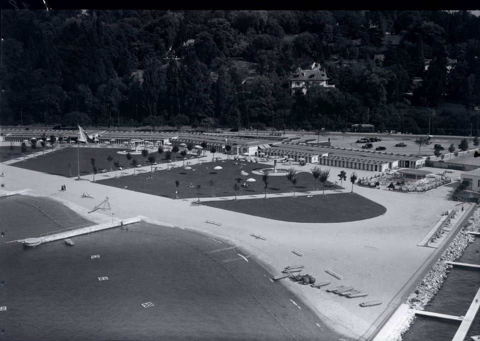 ETH-BIB-Genf = Genève, Les Eaux-Vives plage, Strandbad-Inlandflüge-LBS MH03-0303