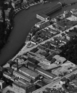 ETH-BIB-Genf = Genève, Plaine de Plainpalais, La Jonction, abattoirs, Cornavin aus 600 m-Inlandflüge-LBS MH01-000739-clip