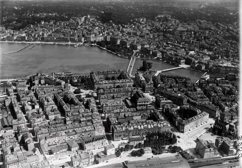 ETH-BIB-Genf = Genève v. N. W. aus 200 m-Inlandflüge-LBS MH01-002050