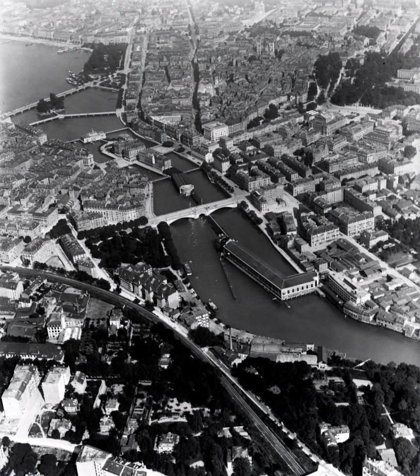 ETH-BIB-Genf = Genève, St. Gervais, Coulouvrenière, St. Jean v. W. aus 500 m-Inlandflüge-LBS MH01-000843