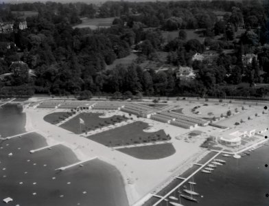ETH-BIB-Genf = Genève, Les Eaux-Vives plage, Strandbad-Inlandflüge-LBS MH03-0296