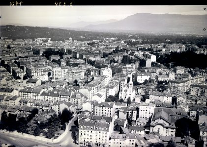 ETH-BIB-Genf = Genève, Plainpalais aus 80 m-Inlandflüge-LBS MH01-007921