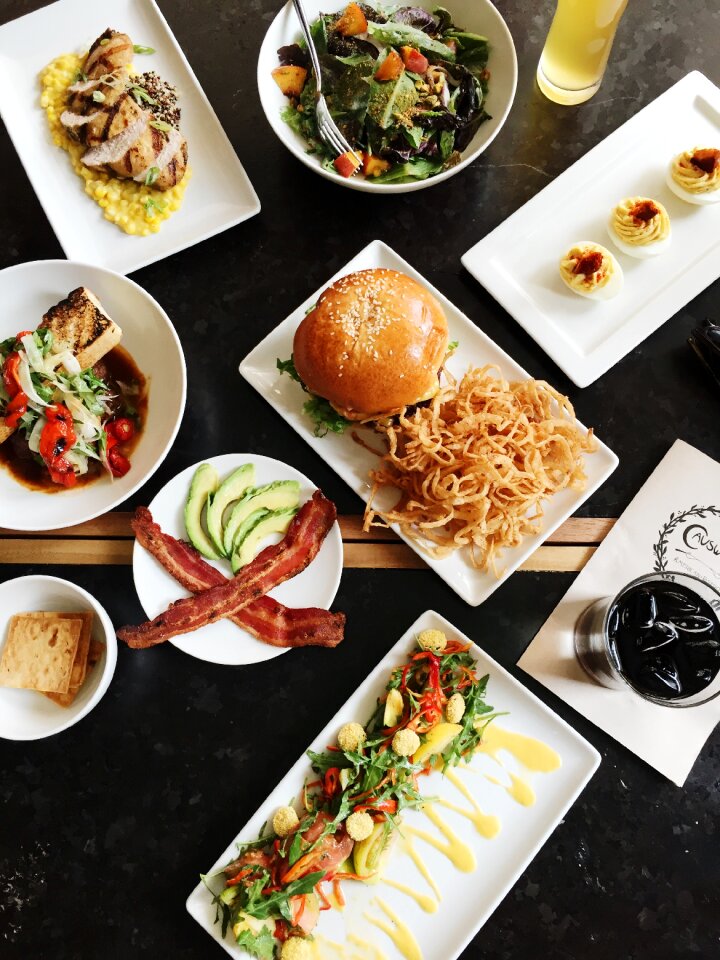 Restaurant table breakfast